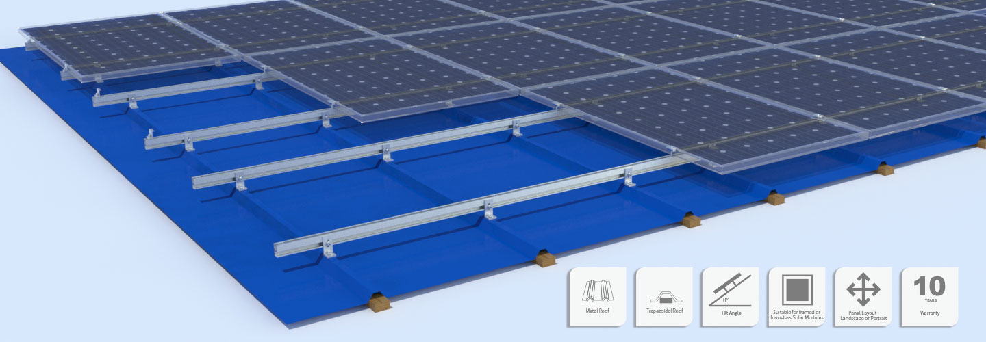 solar roof mount kit