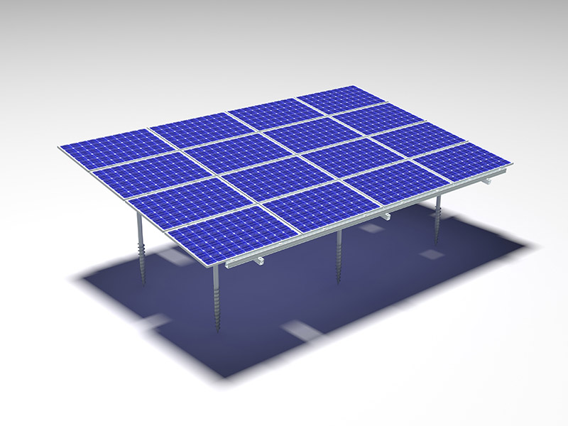ground solar panel mounting systems