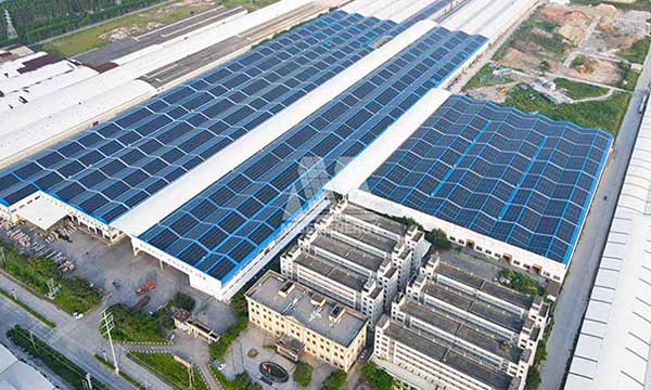 中国広東省で21.5MWの屋根プロジェクトが完了
