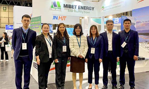 Mibet、英国ソーラー＆ストレージ展示会2023で太陽光発電ラックシステムを展示
